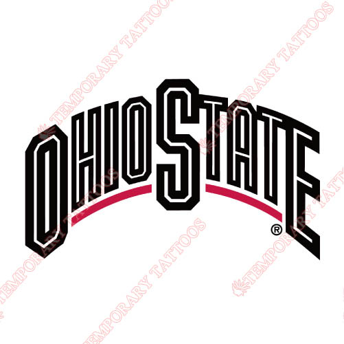 Ohio State Buckeyes Customize Temporary Tattoos Stickers NO.5747